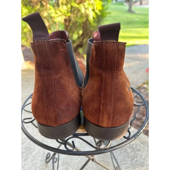 Magnanni Brown Boots Suede Leather Ankle Dress Boots‎ Brown Size 8M
